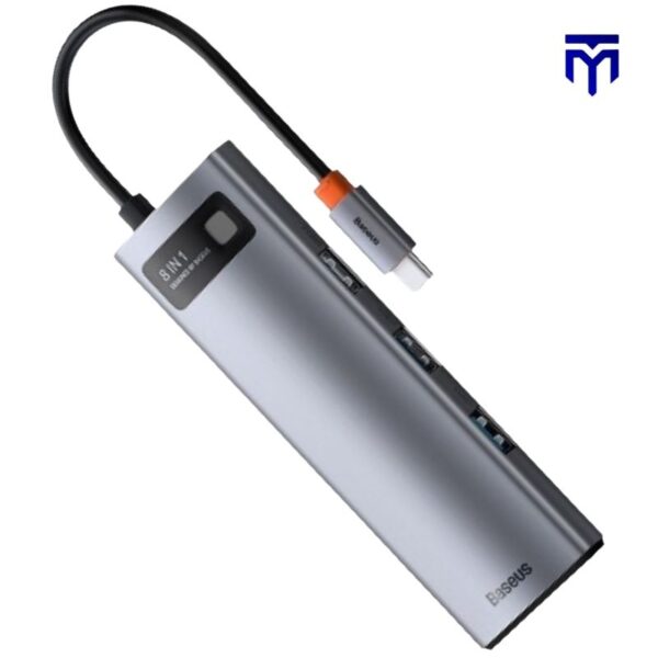 Buy Baseus Metal Gleam Series 8-in-1 Type-C Multifunctional Hub Price In Pakistan available on techmac.pk we offer fast home delivery all over nationwide.