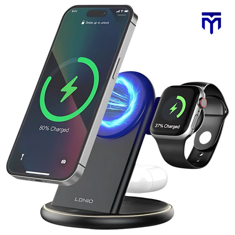 Buy LDNIO WL02 5-In-1 Charging Station Price In Pakistan available on techmac.pk we offer fast home delivery all over nationwide.